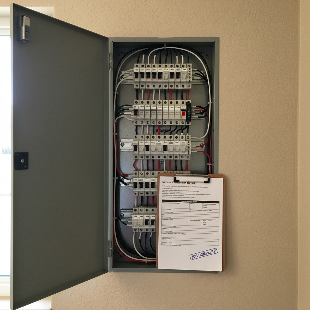 Electrical Inspections example work