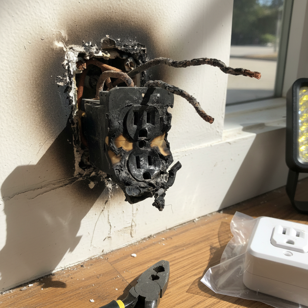Commercial Electrical Work example work