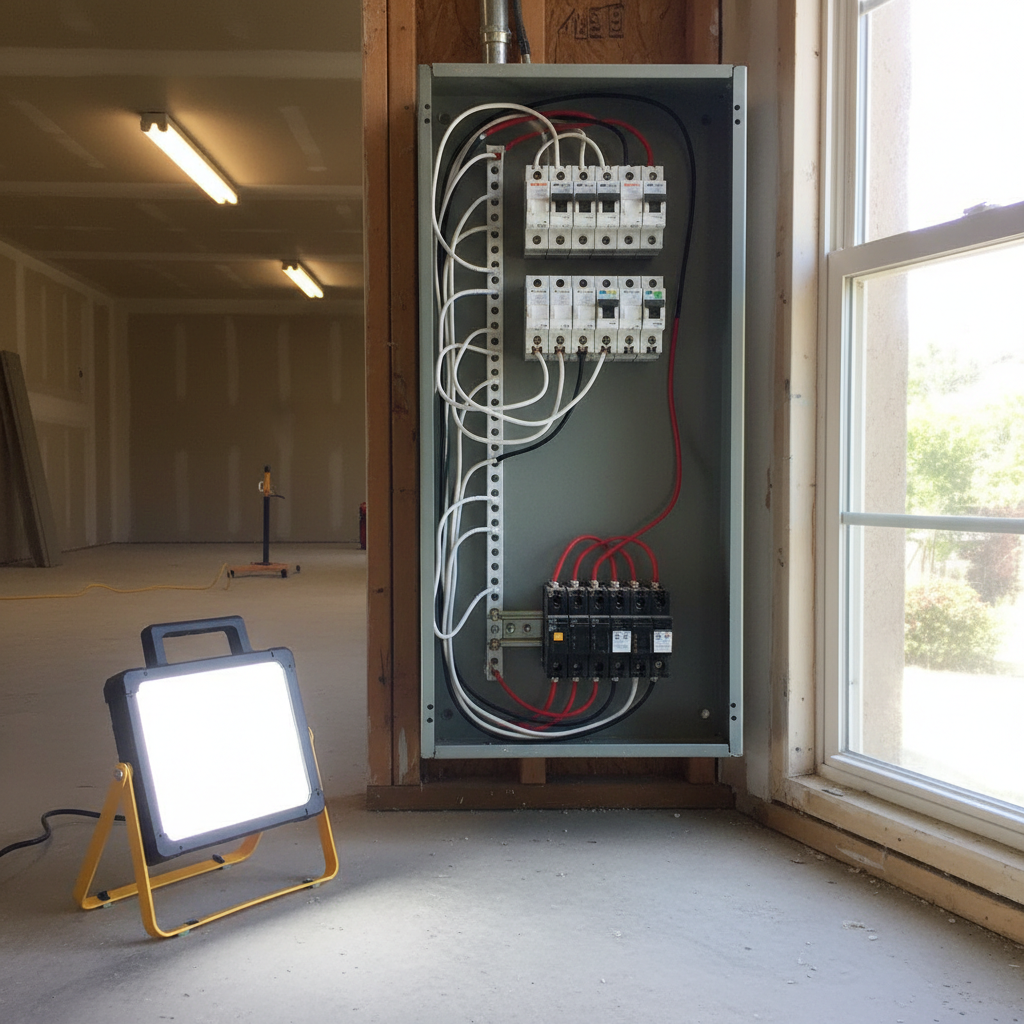 Commercial Electrical Work example work